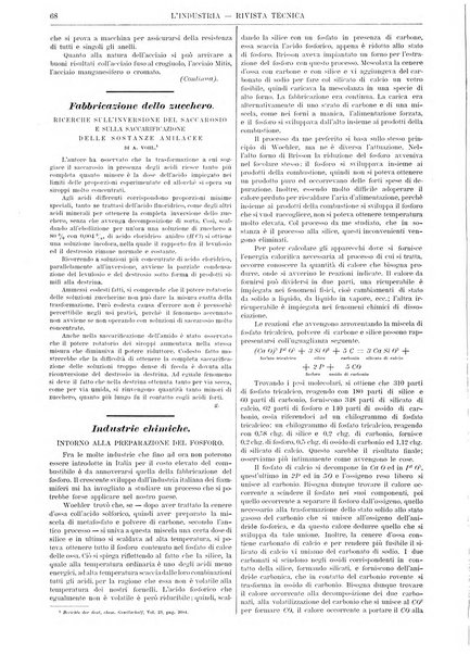 L'industria rivista tecnica ed economica illustrata