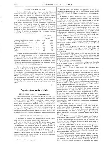 L'industria rivista tecnica ed economica illustrata