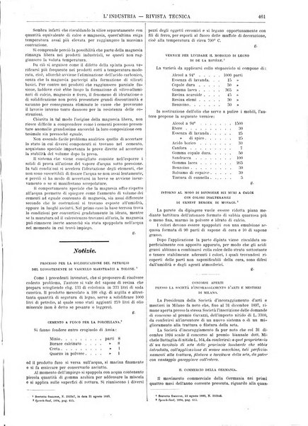 L'industria rivista tecnica ed economica illustrata