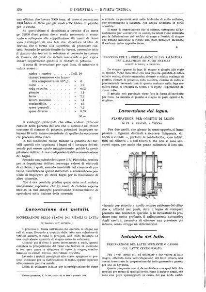 L'industria rivista tecnica ed economica illustrata