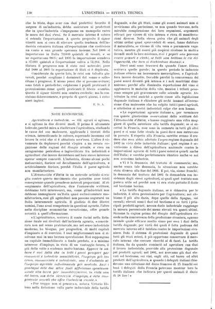 L'industria rivista tecnica ed economica illustrata