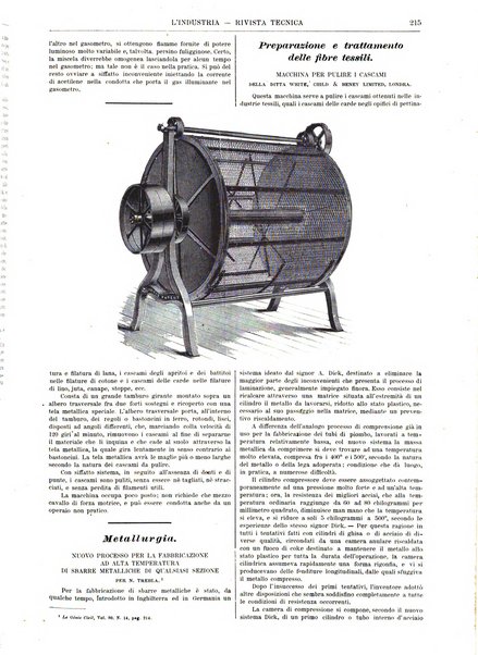 L'industria rivista tecnica ed economica illustrata