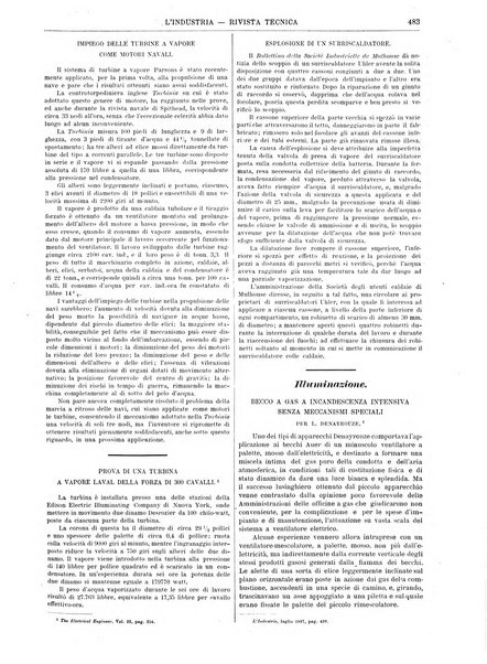 L'industria rivista tecnica ed economica illustrata