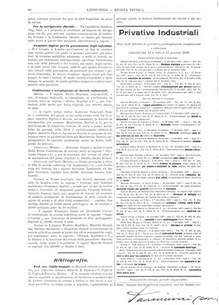 L'industria rivista tecnica ed economica illustrata