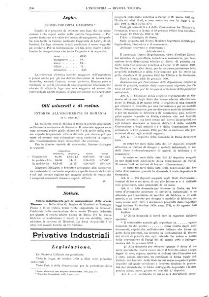 L'industria rivista tecnica ed economica illustrata