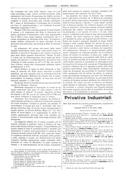 L'industria rivista tecnica ed economica illustrata