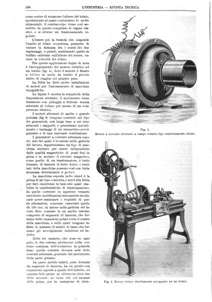 L'industria rivista tecnica ed economica illustrata