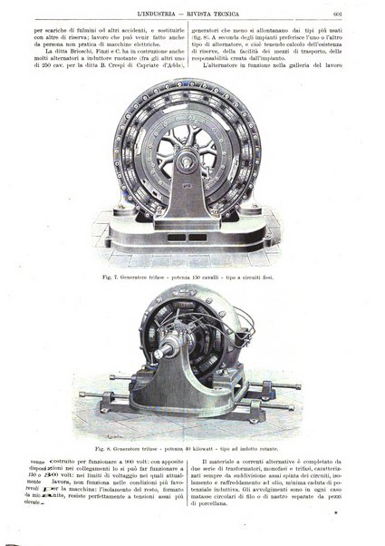L'industria rivista tecnica ed economica illustrata
