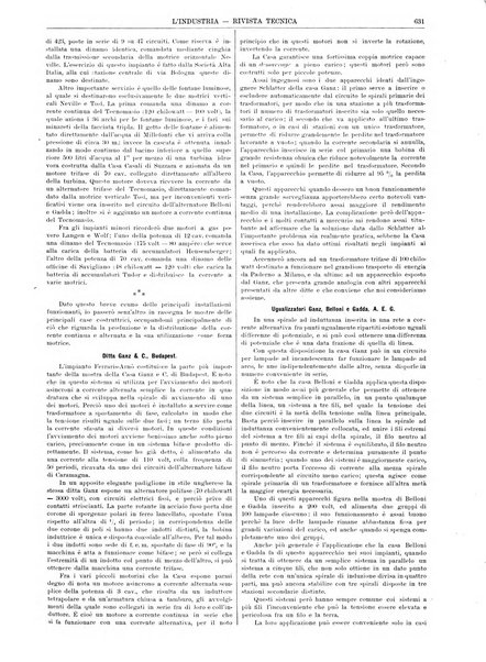 L'industria rivista tecnica ed economica illustrata