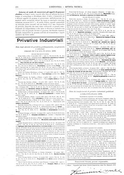 L'industria rivista tecnica ed economica illustrata