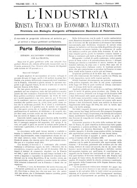 L'industria rivista tecnica ed economica illustrata