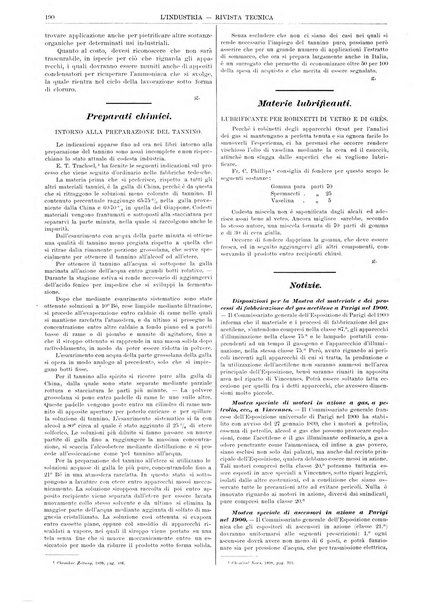 L'industria rivista tecnica ed economica illustrata