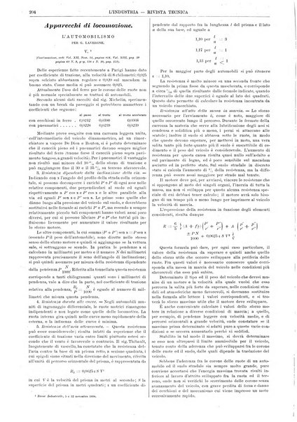 L'industria rivista tecnica ed economica illustrata