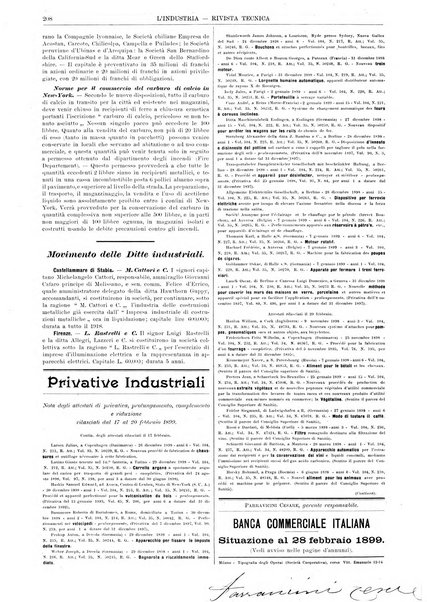 L'industria rivista tecnica ed economica illustrata