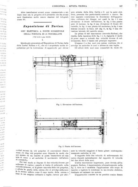 L'industria rivista tecnica ed economica illustrata