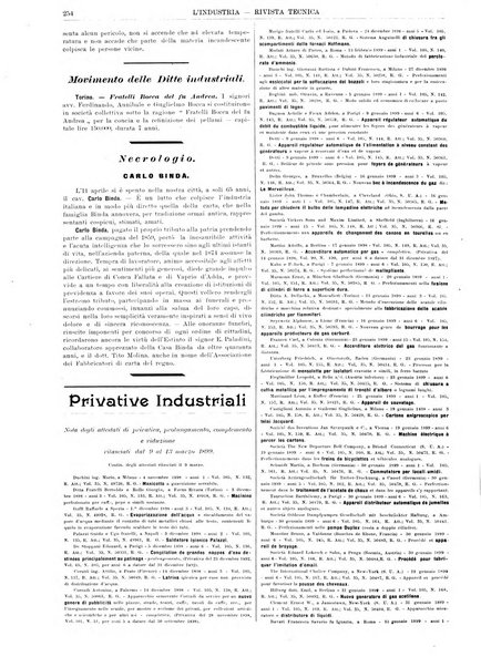 L'industria rivista tecnica ed economica illustrata