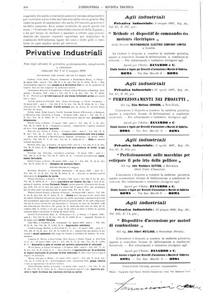 L'industria rivista tecnica ed economica illustrata