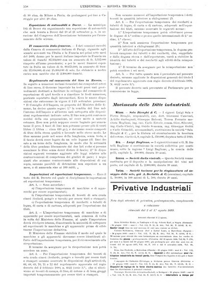 L'industria rivista tecnica ed economica illustrata