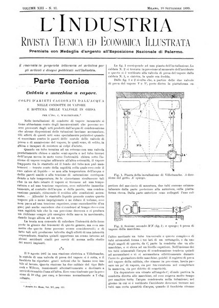 L'industria rivista tecnica ed economica illustrata