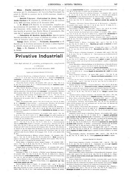 L'industria rivista tecnica ed economica illustrata