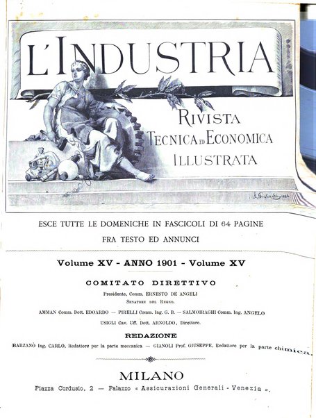 L'industria rivista tecnica ed economica illustrata