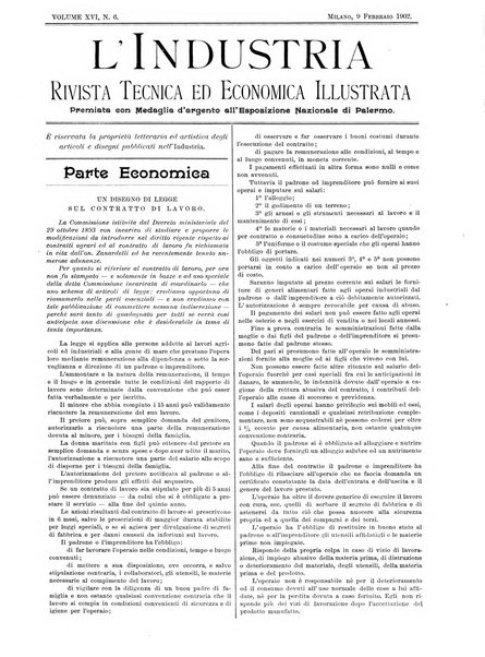 L'industria rivista tecnica ed economica illustrata