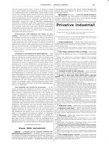 L'industria rivista tecnica ed economica illustrata