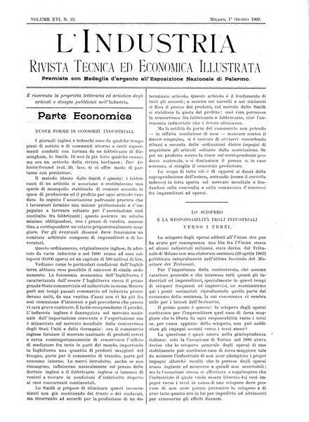 L'industria rivista tecnica ed economica illustrata