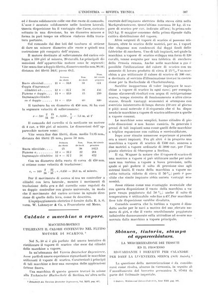 L'industria rivista tecnica ed economica illustrata