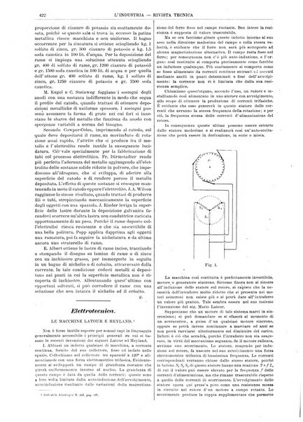 L'industria rivista tecnica ed economica illustrata