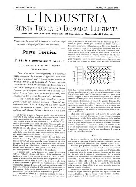 L'industria rivista tecnica ed economica illustrata