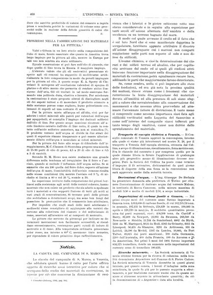 L'industria rivista tecnica ed economica illustrata