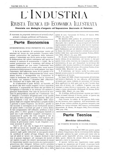 L'industria rivista tecnica ed economica illustrata