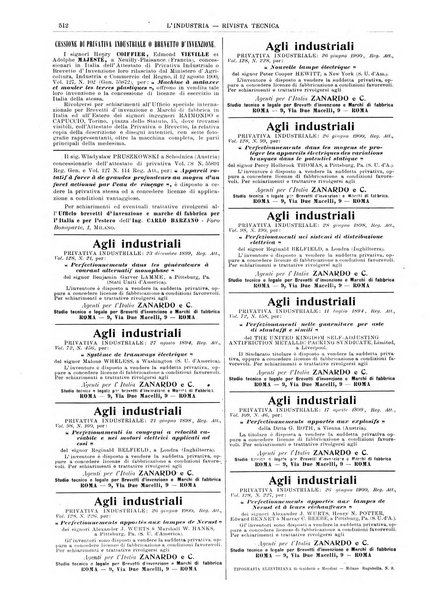 L'industria rivista tecnica ed economica illustrata