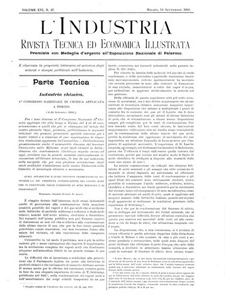 L'industria rivista tecnica ed economica illustrata