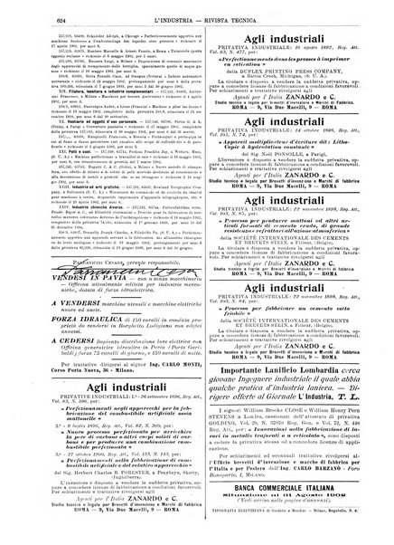 L'industria rivista tecnica ed economica illustrata