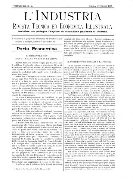 L'industria rivista tecnica ed economica illustrata