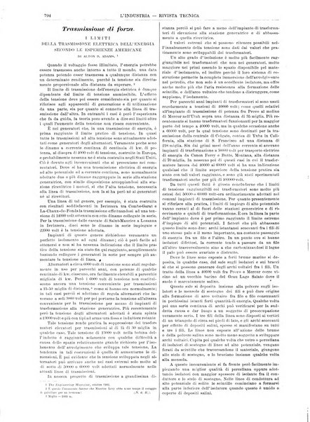 L'industria rivista tecnica ed economica illustrata