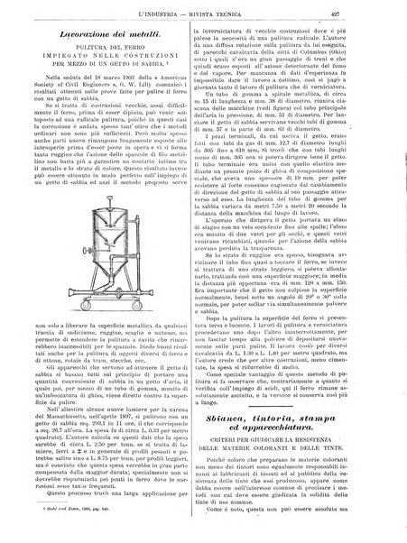 L'industria rivista tecnica ed economica illustrata