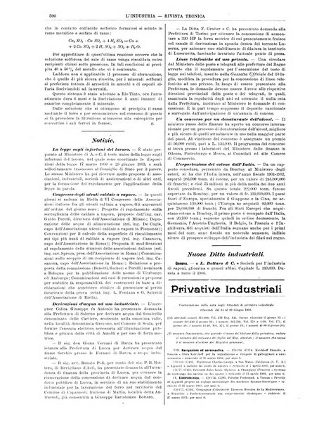 L'industria rivista tecnica ed economica illustrata