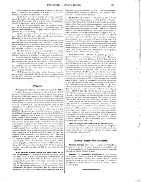 L'industria rivista tecnica ed economica illustrata