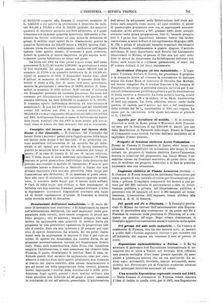 L'industria rivista tecnica ed economica illustrata