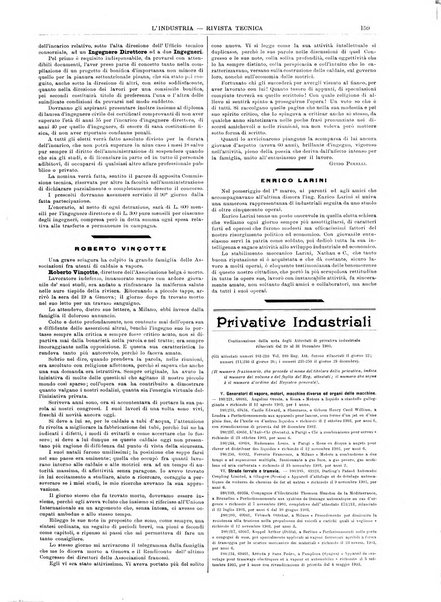 L'industria rivista tecnica ed economica illustrata