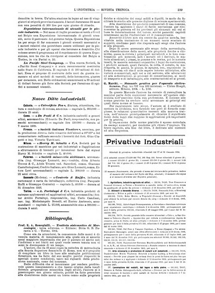 L'industria rivista tecnica ed economica illustrata