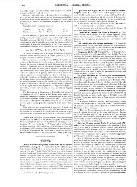 L'industria rivista tecnica ed economica illustrata