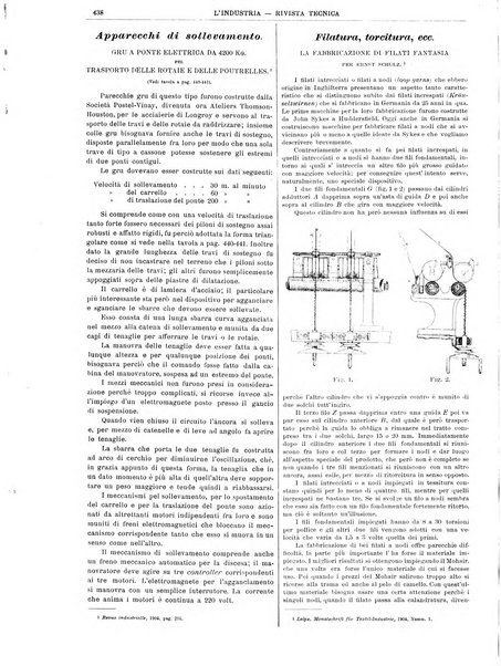 L'industria rivista tecnica ed economica illustrata