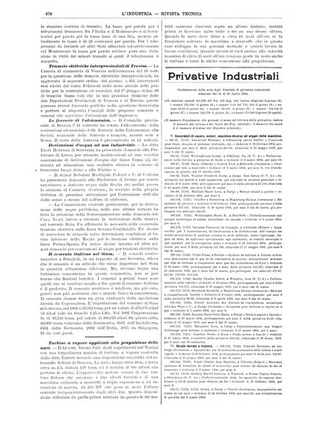 L'industria rivista tecnica ed economica illustrata