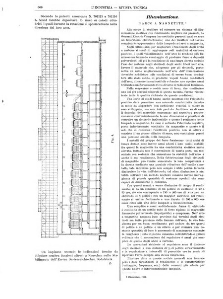 L'industria rivista tecnica ed economica illustrata