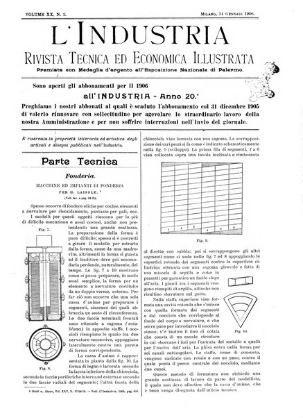 L'industria rivista tecnica ed economica illustrata