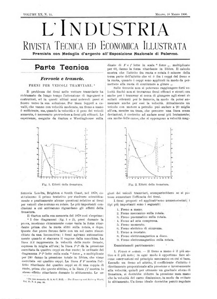 L'industria rivista tecnica ed economica illustrata